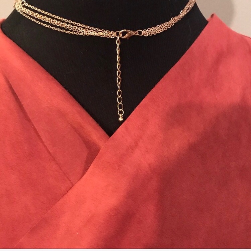 Last one! Gold layered necklace choker coin - Picture 3 of 4